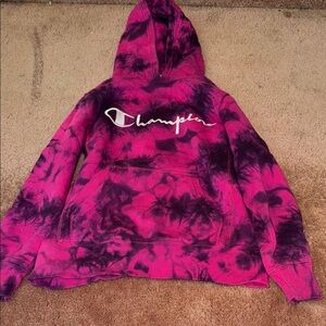 Champion Pink and Purple Kids Hoodie